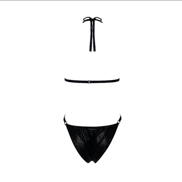 DOLCE & GABBANA HIGH SHINE CUT OUT SWIMSUIT - Picture 2 of 4